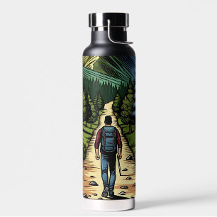 Bouteille D'eau Homme Randonnée des sentiers