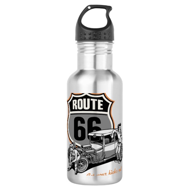 Bouteille D'eau Hotrod 66 (Devant)
