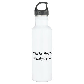 Bouteille d'eau humide et clignotante