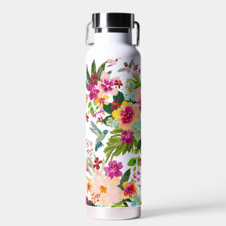 Bouteille D'eau HUMMINGBIRD PARADISE Tropical Floral