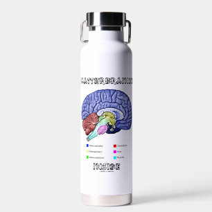 Bouteille D'eau Humour Geek du cerveau interne à cerveau fragmenté