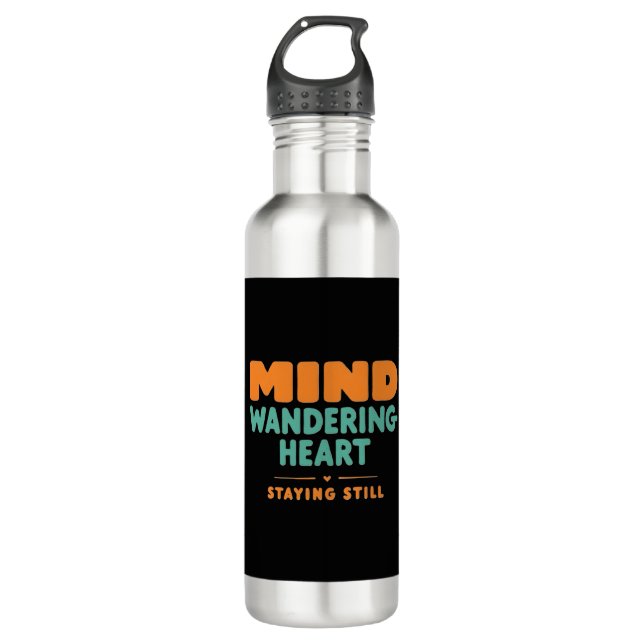 Bouteille D'eau Hydratez Votre Corps, Inspirez Votre Esprit ! (Devant)