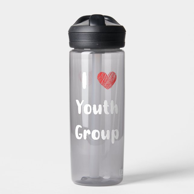Bouteille D'eau I Heart Youth Group Water Bottle (Extérieur)