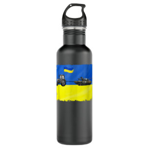 Bouteille D'eau I Stand With Ukraine Funny Ukrainian Farmer Steals