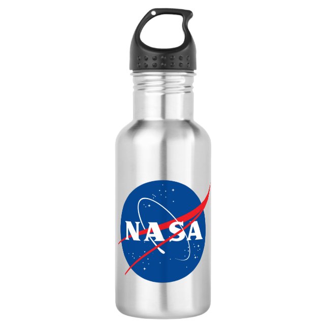 Bouteille D'eau Iconique NASA Mercury Grey 18 oz (Devant)