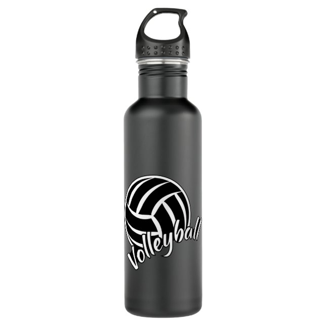 Bouteille D'eau Idée cadeau du joueur de beach volley-ball (Devant)