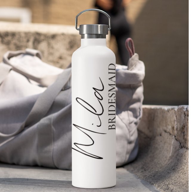 Bouteille D'eau Idées de cadeaux personnalisés pour demoiselles d' (Créateur téléchargé)
