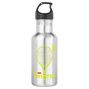 Bouteille D'eau Iga Swiatek, joueur de tennis, chèvre, champion