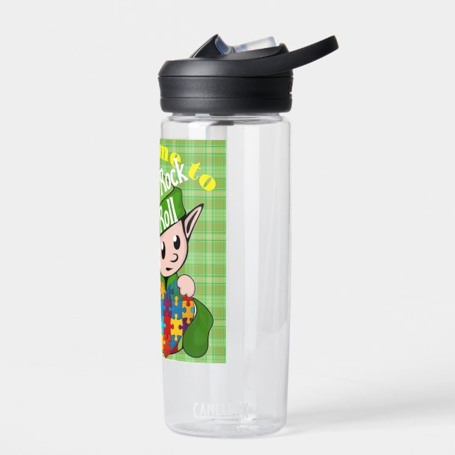 Bouteille D'eau Il est temps de faire du Sham-Rock & Roll avec MAC (Gauche)