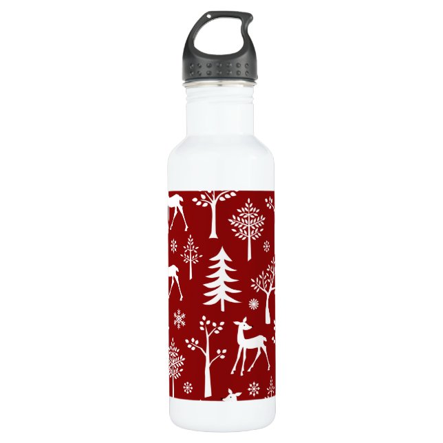 Bouteille D'eau Illustration blanche (Devant)