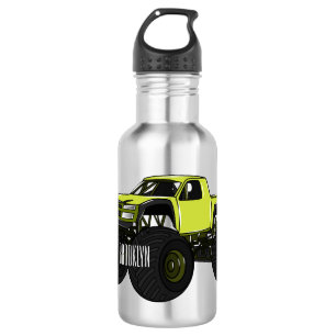 Bouteille D'eau Illustration de camion monstre