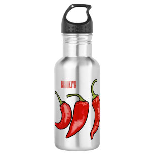 Bouteille D'eau Illustration de chili