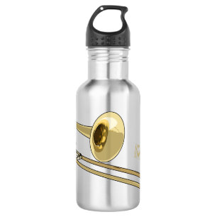Bouteille D'eau Illustration de dessin animé de Trombone