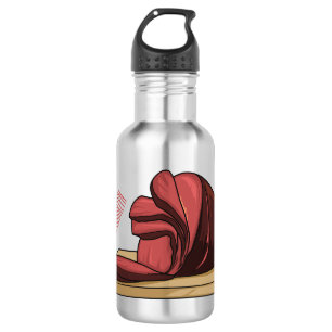 Bouteille D'eau Illustration de jambon
