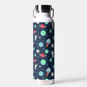 Bouteille D'eau Illustration de motif spatial