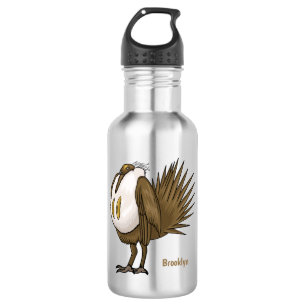 Bouteille D'eau Illustration d'oiseau de tétras des armoises