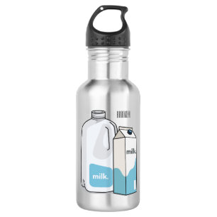 Bouteille D'eau Illustration du lait
