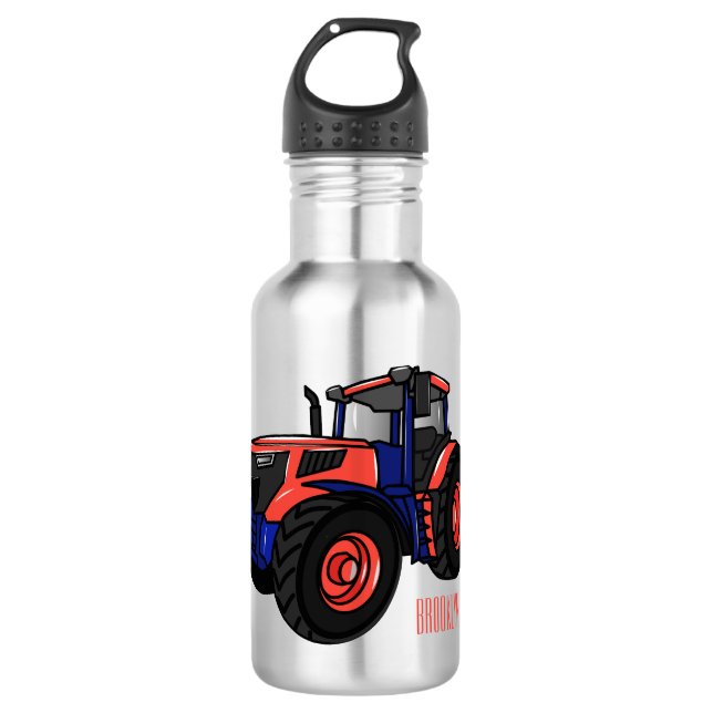 Bouteille D'eau Illustration du tracteur (Devant)