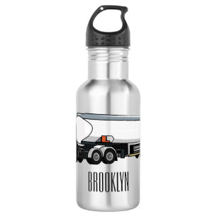 Bouteille D'eau Illustration du transport de carburant par camion-