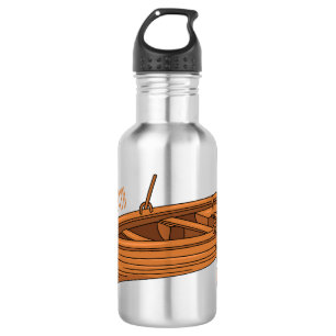 Bouteille D'eau Illustration d'un bateau à roues