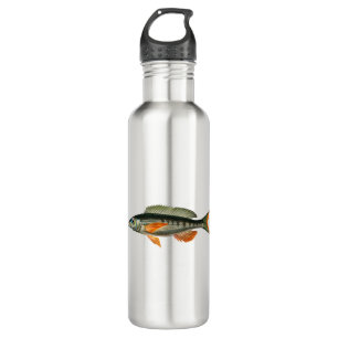 Bouteille D'eau Illustration vintage du poisson Pandora
