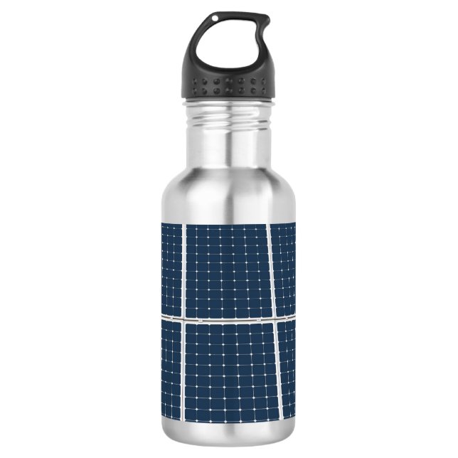 Bouteille D'eau Image amusante d'un panneau solaire (Devant)