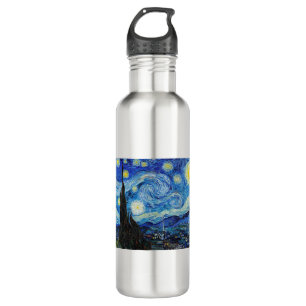 Bouteille D'eau Impressionnisme Vincent Van Gogh Starry Starry Nui