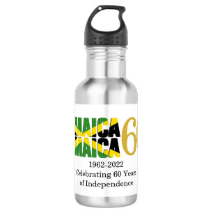 Bouteille D'eau Indépendance patriotique JAMAICA 60e anniversaire