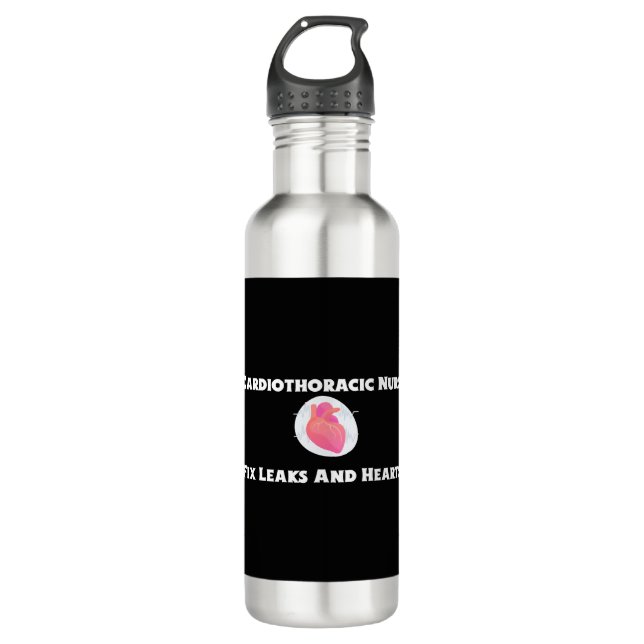 Bouteille D'eau Infirmière cardiothoracique (Devant)