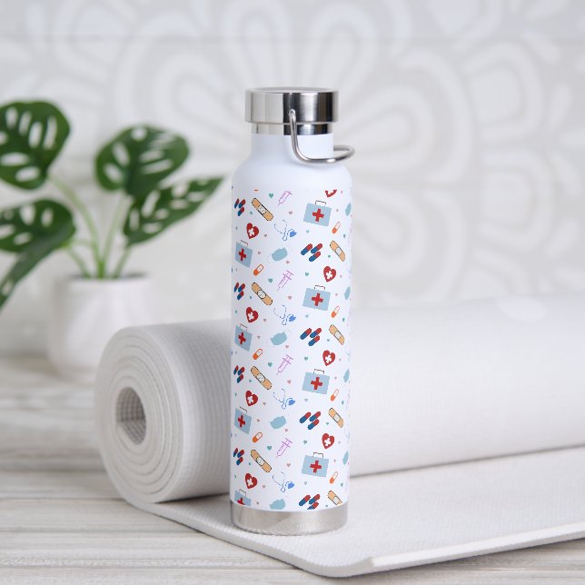 Bouteille D'eau Infirmière de la RN Étudiante en soins infirmiers  (Yoga)