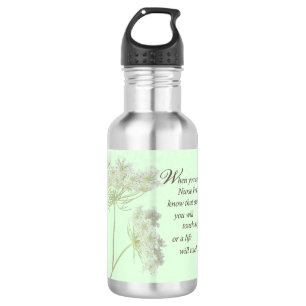 Bouteille D'eau Infirmière praticien Touch Vies Fleur sauvage