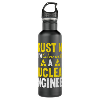 Bouteille D'eau Ingénieur Nucléaire Funny Ingénieur Nucléaire Esse