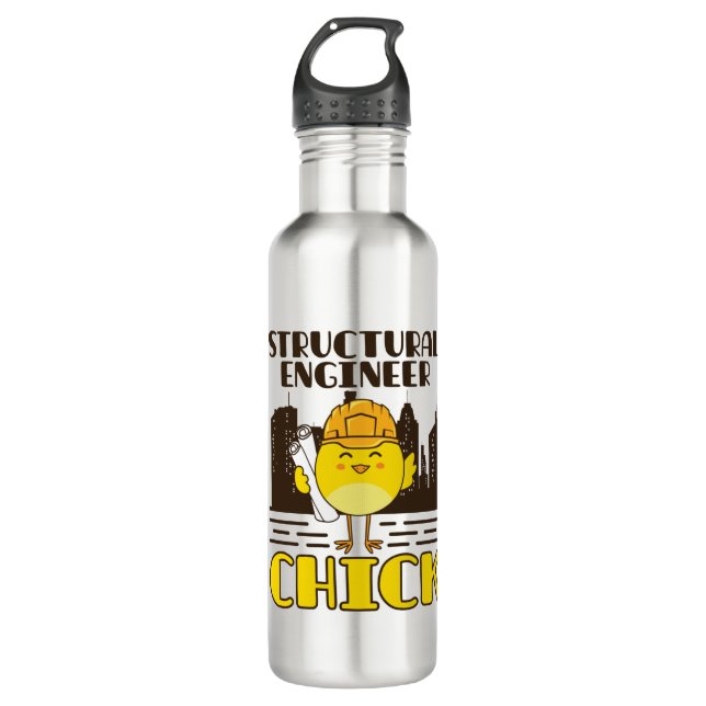 Bouteille D'eau Ingénieur structurel Chick Ingénieur civil (Devant)