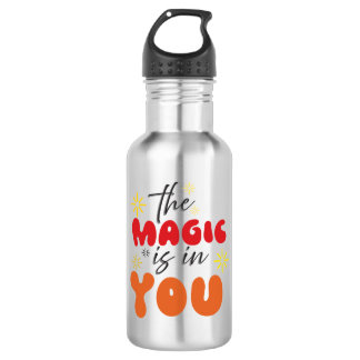 Bouteille D'eau Inspiration Mots "la magie est en toi" Tumbler