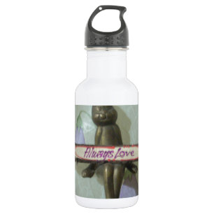 Bouteille D'eau Inspirational Rabbit : Always Love Sign Art Print