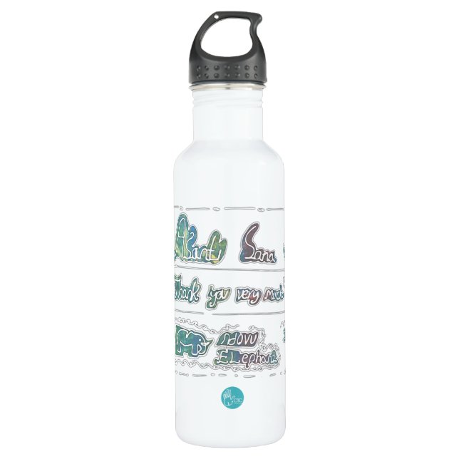 Bouteille D'eau International de CTC - Merci (Devant)