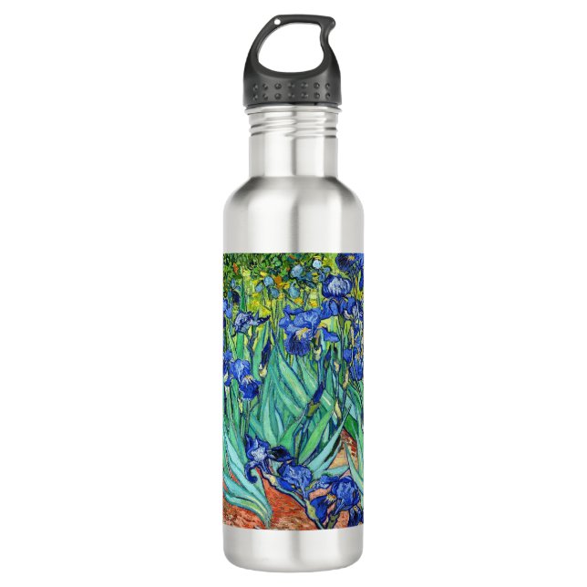 Bouteille D'eau Iris par Vincent van Gogh (Devant)