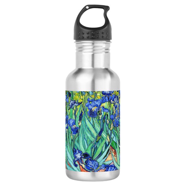Bouteille D'eau Iris par Vincent van Gogh (Devant)