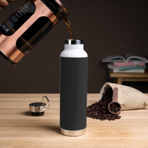 Bouteille d'eau isolée en graphite personnalisée