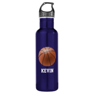 Bouteille d'eau isolée personnalisée de basket-bal