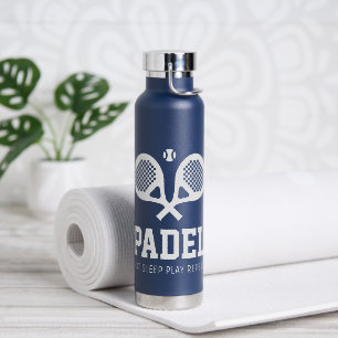 Bouteille d'eau isolée pour lecteur de padel