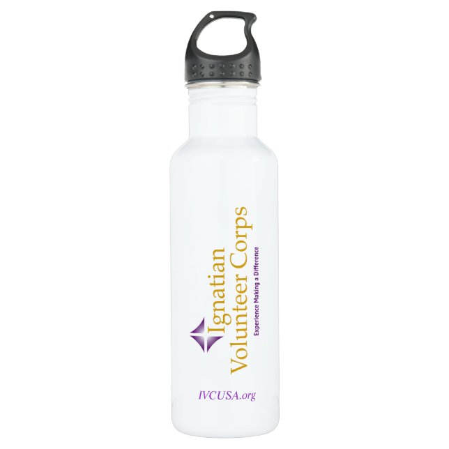 Bouteille d'eau IVC en aluminium inoxydable (Devant)