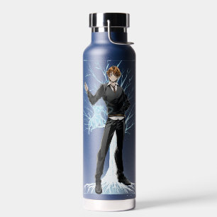 Bouteille D'eau Jack Russell Terrier Patronus d'Anime Ron Weasley