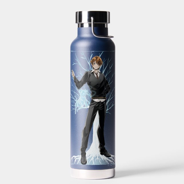 Bouteille D'eau Jack Russell Terrier Patronus d'Anime Ron Weasley (Gauche)