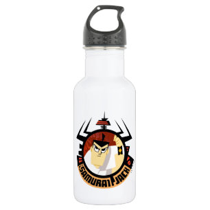Bouteille D'eau Jack Samurai Dans Le Cadre Futuriste Aku