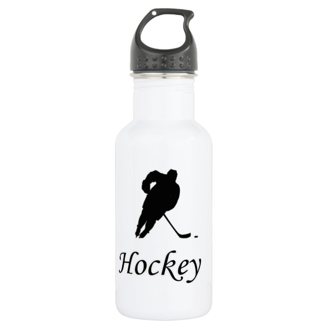 Bouteille D'eau J'adore le hockey (Devant)
