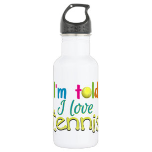 Bouteille D'eau J'ai dit que j'aime le tennis