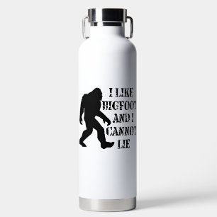 Bouteille D'eau J'aime Bigfoot et je ne peux pas mentir