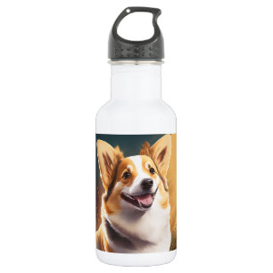 Bouteille D'eau J'Aime Mon Corgi   Propriétaire de chien mignon
