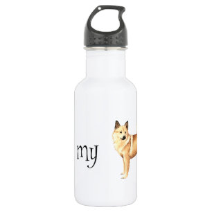 Bouteille D'eau J'aime mon norvégien Buhund